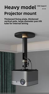 Support de <span class=keywords><strong>plafond</strong></span> pour projecteur Yinzam, hauteur réglable, charge maximale 10 kg, pour Hisense JMGO XGIMI Dangbei Series - Product Image 2