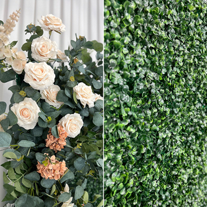 Pared Floral de Seda Artificial con Arreglos a Juego para Decoración de Fondo de Boda Moderna al Aire Libre - Product Image 4