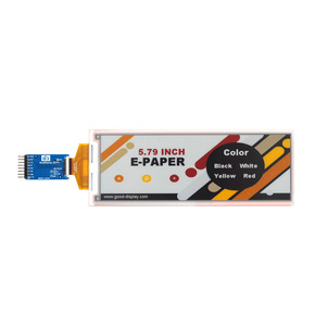 GDEY0579F52 Panneau d'affichage E-Ink 4 couleurs de 5,79 pouces, haute résolution 792 × 272, écran E-Paper SPI à rafraîchissement rapide en 12 secondes - Product Image 6