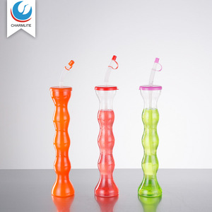 12oz/16oz Individuell Bedruckbare Transparente Kunststoffbecher, Hohe Daiquiri-Becher, Plastik-Yard-Becher für Boozy Slushies - Product Image 5