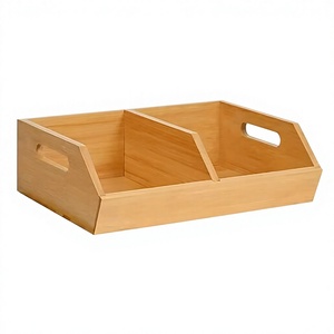 Best Price Bamboo <b>Storage</b> <b>Box</b> Multi-Purpose Kitchen & Pantry Simple Organizer Eco-Friendly Food Vegetable Shelf <b>Drawer</b> Sundries - Product Image 2