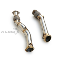 Collecteur d'échappement droit SS304 pour BMW F97 X3M F98 X4M S58 3.0T 2019-2023 – Amélioration du son et de la puissance de l'échappement automobile