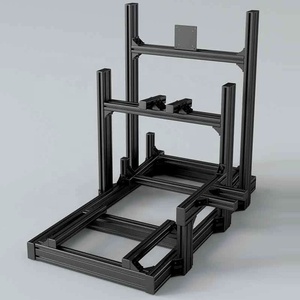 Entry Level DIY Driving 4080 T-slot Aluminum Profile Bracket Adjustable Race Seat Indoor Outdoor Simulation - Product Image 1