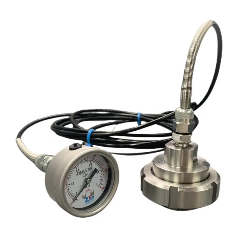 ZG Vacuum Diaphragm Pressure Gauge Measuring   Gauging Tools For Oil and Gas