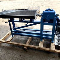 Table vibrante en fibre de verre pour concentrateur d'or de petite taille à prix avantageux, moteur haute précision pour concentré de minerai de laboratoire
