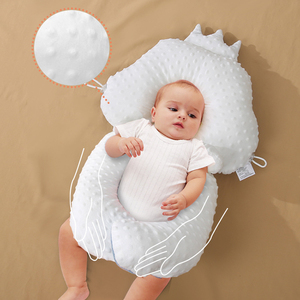 Soft Breathable <strong>Newborn</strong> Deep Sleep Support <strong>Pillow</strong> Adjustable Organic Cotton Baby Lounge <strong>Pillow</strong> - Product Image 2