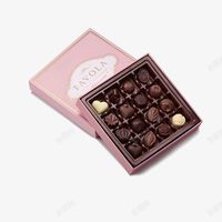 Boîte d'emballage de luxe or de qualité supérieure pour cadeau truffe chocolat dattes bonbons couvercle en carton et boîte de papier de base