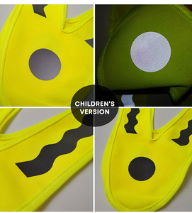 Gilet de sécurité réfléchissant pour enfants, ultra lumineux 360°, pour la nuit et l'extérieur °   Gilet de sécurité pour enfants Vis pour le camping, la randonnée et les activités nocturnes - Product Image 4