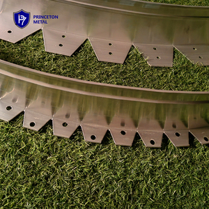 Perfil flexible de aluminio en L <span class=keywords><strong>para</strong></span> bordes de césped con recortes espaciados <span class=keywords><strong>para</strong></span> superficies rectas y curvas, ideal <span class=keywords><strong>para</strong></span> proyectos de paisajismo y municipales. - Product Image 2