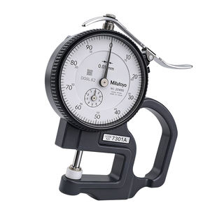 Medidor de Espesor de Carátula Mitutoyo 7301A Original, Rango 0-10 mm, Graduación de 0.01 mm, Medidor de Espesor de Alta Precisión con Husillo de Cerámica - Product Image 5