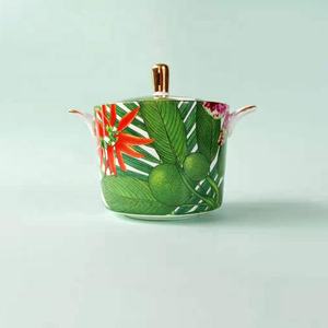 Hot <b>Sale</b> Tropical Rainforest Series 15 Piece Ceramic Coffee Set - Product Image 3