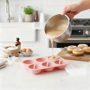 Molde de Silicona de Alta Calidad con 6 Cavidades, Ecológico, Certificado LFGB, Apto para Alimentos, para Hornear Pasteles y Muffins - Product Image 6
