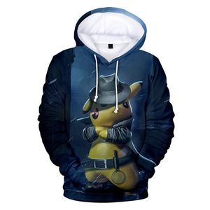Personalizzato 3D stampato Streetwear Cool felpa Oversize poliestere maschile sublimazione <span class=keywords><strong>Anime</strong></span> attacco su titan felpe con cappuccio <span class=keywords><strong>Anime</strong></span> ricamato - Product Image 2
