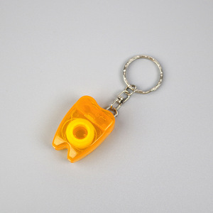 Fil dentaire plat portable de 10 mètres avec saveur de menthe pour l'hygiène buccale, porte-clés personnalisables avec texte imprimé - Product Image 2