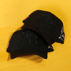 قبعة بيسبول رجالية بتصميم جديد 2025 من الشمواه بتطريز ثلاثي الأبعاد بنجوم وردية مباركة ومرصعة بأحجار الأوبسيديان - Product Image 4