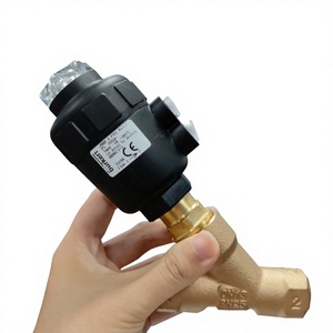 Vanne d'angle pneumatique Burkert d'origine, DN15, filetée, en acier inoxydable 316, avec joint PTFE, pour eau, vapeur et produits chimiques - Product Image 2