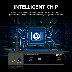 Hệ thống micro không dây 6 kênh ER-280 di động, kiểu cardioid, chất liệu kim loại, dùng cho sân khấu nhà thờ, biểu diễn và thuyết trình - Product Image 3