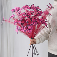 Branches de papillons artificiels pour simulation d'explosion, décoration de mariage, maison, bureau, fête, fleur pour vase