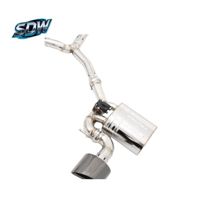 Silencieux d'échappement Catback double en acier inoxydable poli miroir pour modèles <span class=keywords><strong>Audi</strong></span> RS3 <span class=keywords><strong>RS4</strong></span> RS5 S4 S5 Q5, compatible avec le code moteur et le châssis - Product Image 5