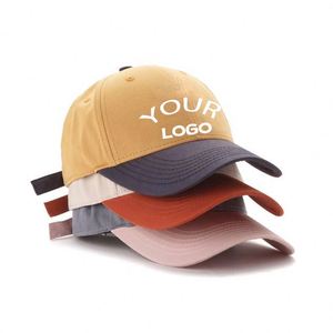 Personalized Custom Logo Adjustable Washed Dad Cap Vintage Style Plain Baseball <b>Hat</b> <b>for</b> Adults Sporty - Product Image 2