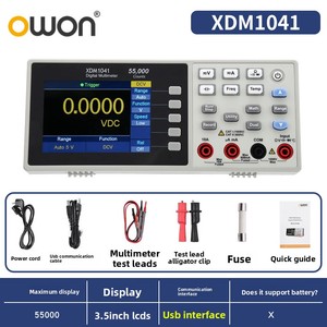 Multimètre numérique de table automatique OWON XDM1041 Lillip haute précision - Product Image 6