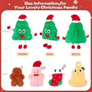 New Tùy Chỉnh Cây Giáng Sinh Tùy Chỉnh Động Vật Sang Trọng Đồ Chơi Mẹ Và Bé Cây Giáng Sinh Gia Đình Maginative Chơi Đồ Chơi - Product Image 4