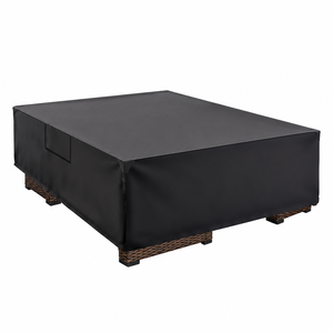 Housse de protection robuste 600D imperméable pour mobilier d'extérieur, housse rectangulaire pour table et chaises de patio, idéale pour jardin et cour. - Product Image 1