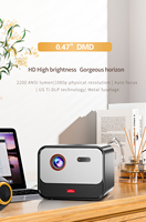 Système Android intelligent de haute technologie Wifi BT 1920*1080P haute lumens Home cinéma G21 projecteur multifonctionnel 3D 8K grand écran