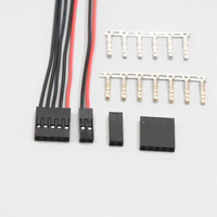 Connecteurs Femelles Dupont à Tête Plastique 2,54 mm 1P 2P 3P 4P 1X1P 1X2P pour Câble Jumper
