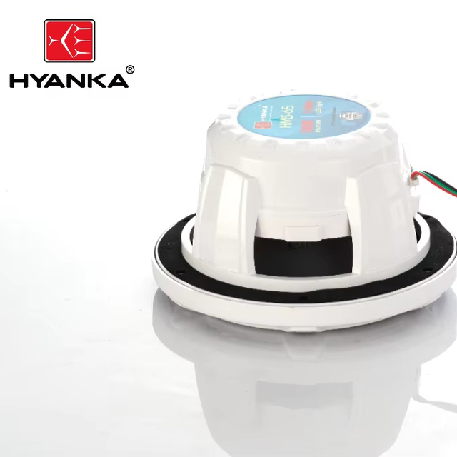 HYANKA MC-65B 6.5 Inch Marine Speaker 12V 75W 150W 4Ohm IP67 Waterproof Blue LED Light Yacht Boat Audio Speaker
