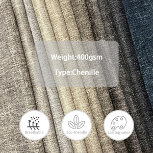 Tissus d'<span class=keywords><strong>ameublement</strong></span> en <span class=keywords><strong>velours</strong></span> chenille italien 100% polyester de luxe pour canapés et meubles - Product Image 2