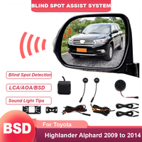 Système de détection d'angle mort BSD BSM BSA pour voiture, capteur d'alarme d'assistance au changement de voie pour Toyota Highlander Alphard 2009 à 2014