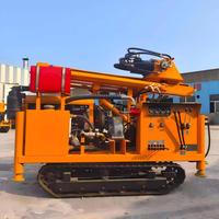 Machine de forage de puits d'eau sur chenilles, plus puissante, pour forage jusqu'à 300m