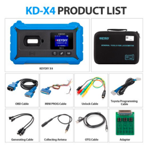 Programador de Llaves KEYDIY KDX4 5 en 1, Combina KD Max, KD Mate y KD Mini Prog, Compatible con MQB48B49 5C <span class=keywords><strong>5D</strong></span> BDC2 BDC3 Benz FBS4, Agregar Llaves - Product Image 2