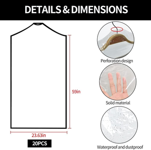 Cubiertas <span class=keywords><strong>de</strong></span> almacenamiento transparentes y automáticas a prueba <span class=keywords><strong>de</strong></span> polvo, bolsas <span class=keywords><strong>de</strong></span> vestir, <span class=keywords><strong>bolsa</strong></span> <span class=keywords><strong>de</strong></span> polvo para ropa, bolsas colgantes para ropa, máquina para fabricar - Product Image 4