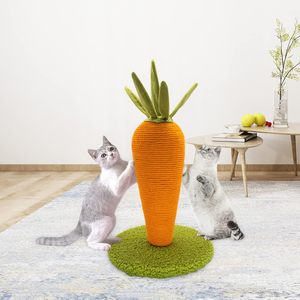 ที่ลับเล็บแมวรูปแครอทน่ารัก ทำจากวัสดุธรรมชาติ สำหรับแมวในบ้านและลูกแมว - Product Image 5