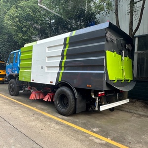 Camión de Limpieza de Calles Howo Isuzu Dongfeng de China, Vehículo de Barrido 4x2, Camión Barredor de Carreteras de 12000L, Precio de Fábrica - Product Image 4