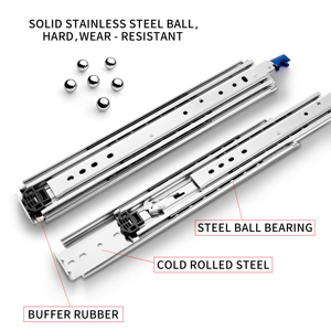 Corredera de Bloqueo de Diseño Industrial Resistente de 76 mm, Capacidad de 225 kg, para Minería, Vehículos Recreativos, Centros Comerciales y Cajones de Equipos - Product Image 1