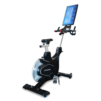 Bicicleta de Spinning Comercial con Sistema de Resistencia Magnética y Pantalla Giratoria para Gimnasio, Equipo de Interior