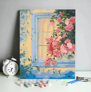 Peinture murale numérique DIY sur toile, personnalisée et colorée, à numéros, pour la vente en gros, imperméable et écologique - Product Image 1