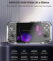 Nouvelle console de jeu portable Retroid Pocket Nova Android 13, écran AMOLED 4,5 pouces 120 Hz, QCS8550, WiFi 7, lecteur de jeux rétro portable