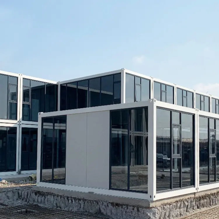 Casa de sombra privada, sala de Sol de vidrio templado de aleación de aluminio transparente con terraza