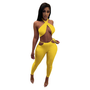 2023 nouveauté vêtements pour femmes mode couleur unie LOGO personnalisé haut court pantalon décontracté été costume femmes deux pièces ensemble - Product Image 6