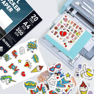 Papier autocollant vinyle transparent A4 <span class=keywords><strong>Fanyi</strong></span>, haute qualité, imprimable au laser, qui brille dans le noir – Meilleures ventes - Product Image 5