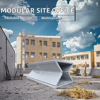 Bureau préfabriqué pliable SMARTBUILD - Structure modulaire portable pour chantier de construction, supermarché, salon