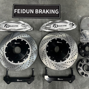 Kit de Soporte para Caliper de Freno Doble de 4 Pistones F40, Cubierta de Aleación de Aluminio para Disco de Freno para Lexus Is250, Mio I125, Chery, Corvette, Toyota Land Cruiser 200 - Product Image 6