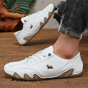Nouvelles baskets basses en cuir pour hommes Printemps 2026 – Mocassins décontractés à semelle souple antidérapante, grandes tailles – Zapatillas Para Hombre - Product Image 1