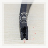 Tiras de Sellado Automotrices de Silicona Resistente al Calor Cuishi, Tiras Decorativas de Extrusión con Borde a Presión, Tiras Protectoras Contra la Intemperie