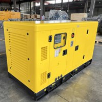 Générateur diesel super silencieux Citylion 50 kW 65 kW, générateur portable 50 kVA 65 kVA, groupe électrogène
