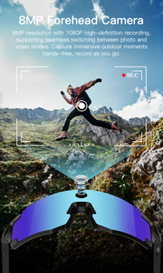 แว่นตาอัจฉริยะ M14 AI ขายส่ง ความละเอียด 8MP บันทึกวิดีโอ 1080P แปลภาษาแบบเรียลไทม์ด้วย AI ผู้ช่วยเสียง โทรผ่านบลูทูธ กันน้ำ แว่นตาสำหรับปั่นจักรยาน - Product Image 6